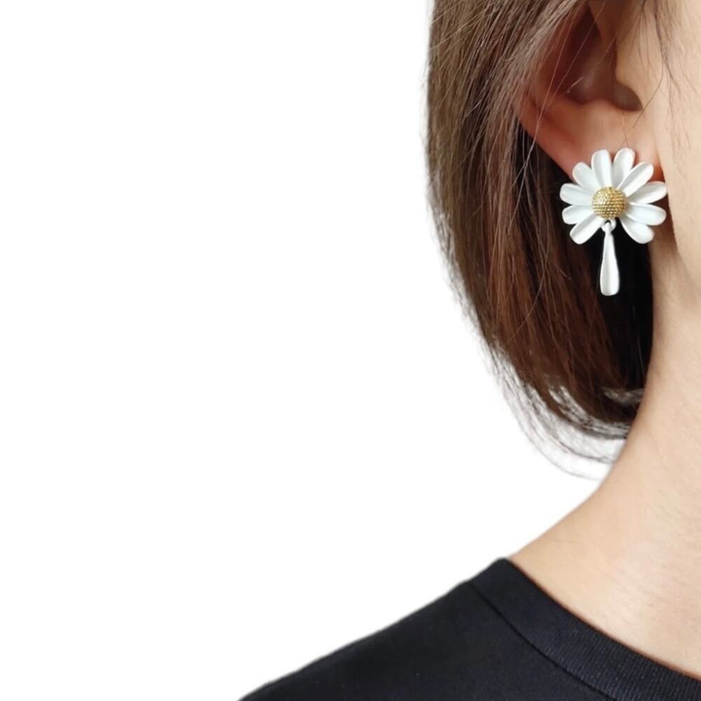 New! Kate Spade Into The Bloom Statement Earrings - Picture 6 of 8